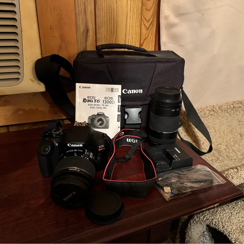 I’m selling my Canon Rebel 6 I used to 2 times still like new